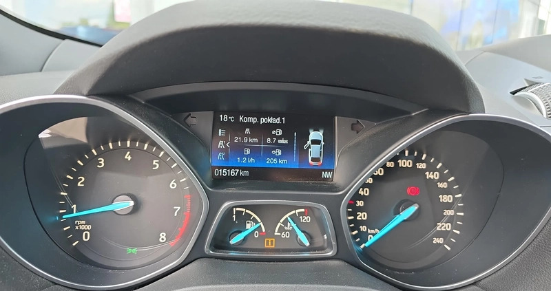 Ford Kuga cena 92900 przebieg: 15144, rok produkcji 2019 z Warka małe 596